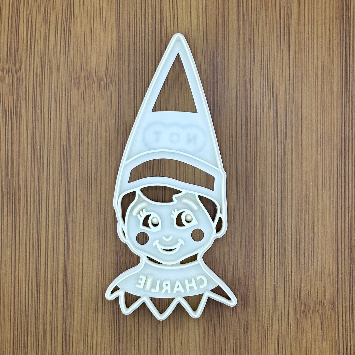 Elf Cookie Cutter | Blank or Personalized with Your Name
