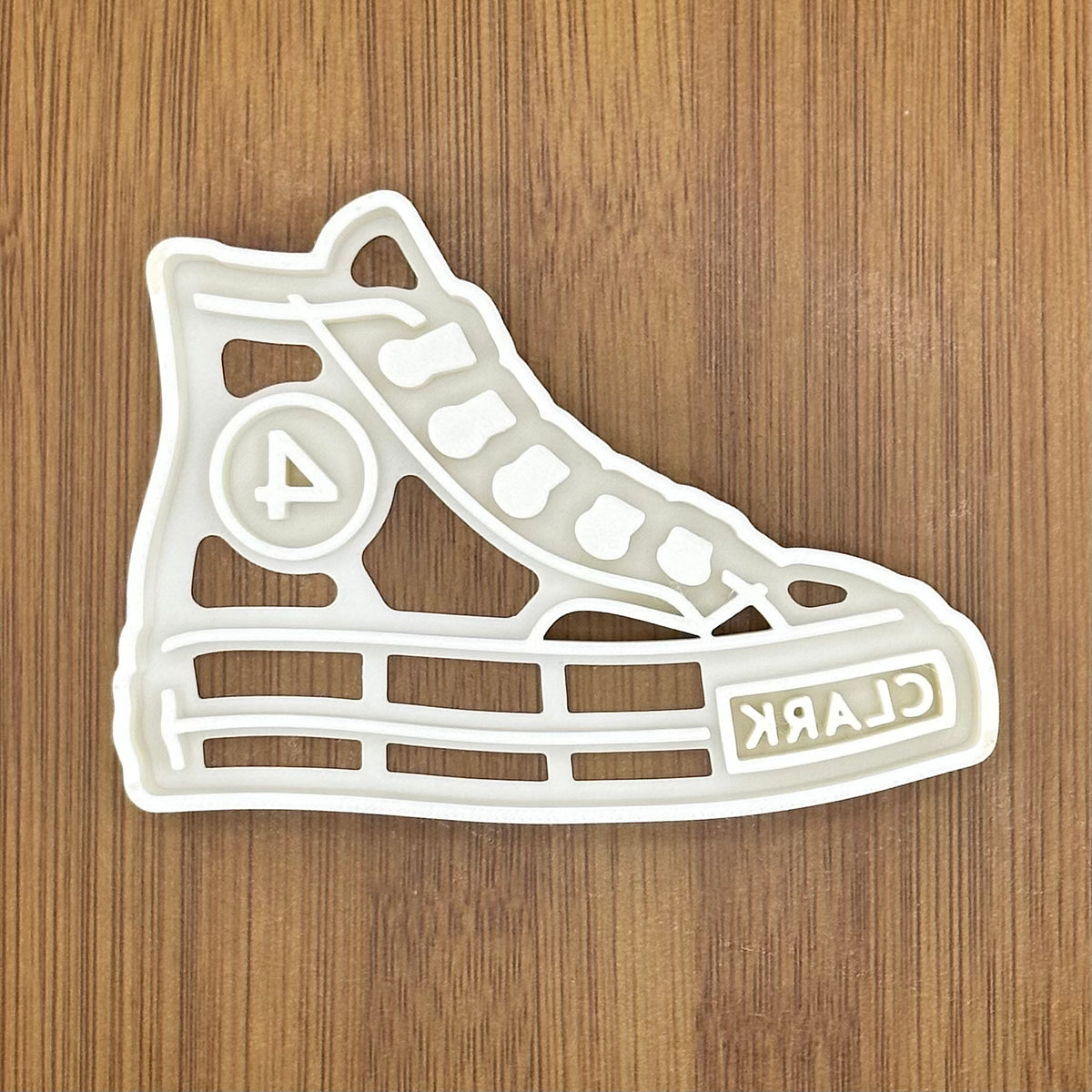 Sneaker Cookie Cutter | Blank or Personalized with Your Name and Number