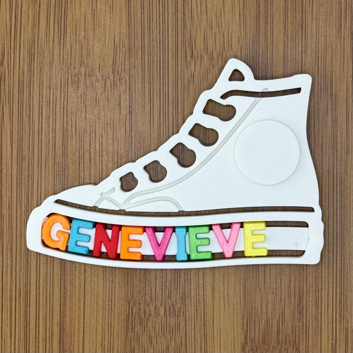 Ornament Craft Kit | Personalized Sneaker with Their Name or Blank | Color Marker Set (8)