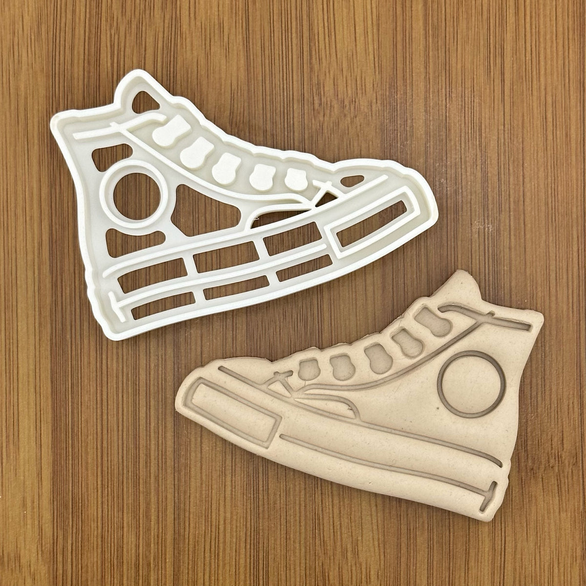 Sneaker Cookie Cutter | Blank or Personalized with Your Name and Number